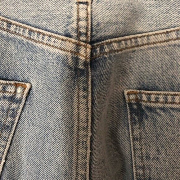 AGOLDE “Lana” Low-Rise Vintage Straight Jeans – Women’s Size 32 – Classic Indigo - Picture 8 of 12